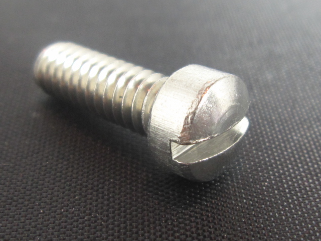 (image for) 10/32 slotted fillister machine screw stainless 18-8